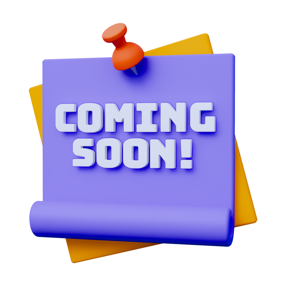 Coming Soon - 3D illustration